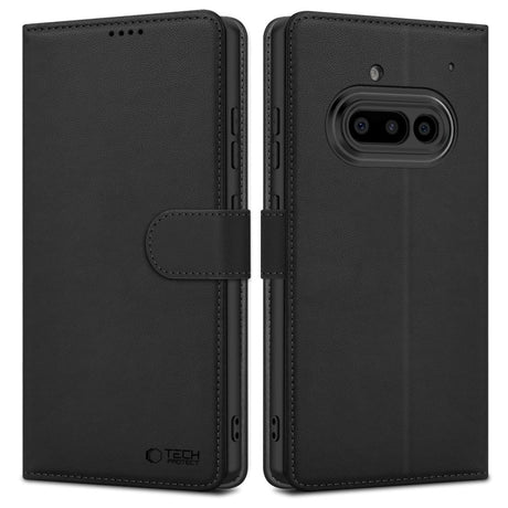 Nothing Phone (3a) Tech-Protect Wallet Cover m. Pung - Sort