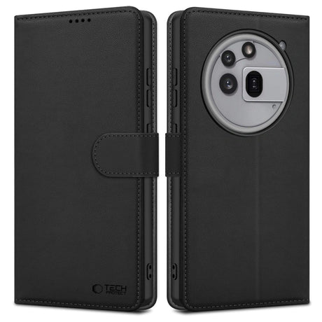 Nothing Phone (3a) Pro Tech-Protect Wallet Cover m. Pung - Sort