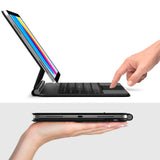 iPad 11" (2025) / 10.9" (2024/2022) Tech-Protect Keyboardcover  - Engelsk Tastatur - Sort