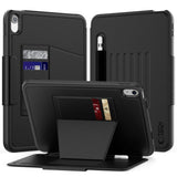 iPad 11" (2025) / iPad 10.9" (2024 / 2022) - Tech-Protect Flip Cover m. Kortholder & Pencil Holder - Sort