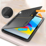 iPad 11" (2025) / iPad 10.9" (2024 / 2022) - Tech-Protect Flip Cover m. Kortholder & Pencil Holder - Sort