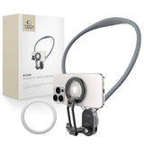 Magnetisk Halsholder til Mobil / GoPro Kamera / DJI Kamera - Tech-Protect - MagSafe Kompatibel - Grå