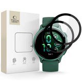 Garmin Vivoactive 6 - Tech-Protect Glass Flex+ Beskyttelsesglas - 2 stk - Gennemsigtig / Sort