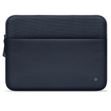 Tech-Protect MacBook / Laptop 13-14" Beskyttende Sleeve med Lomme - Foret Inderside - Mørkeblå