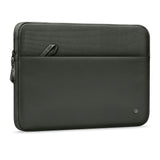 Tech-Protect MacBook / Laptop 15-16" Beskyttende Sleeve med Lomme - Foret Inderside - Mørkegrøn