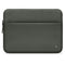 Tech-Protect MacBook / Laptop 15-16" Beskyttende Sleeve med Lomme - Foret Inderside - Mørkegrøn