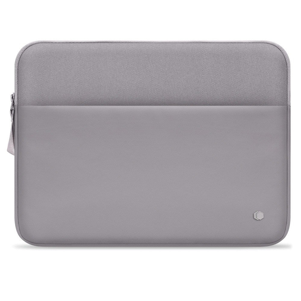 Tech-Protect MacBook / Laptop 15-16" Beskyttende Sleeve med Lomme - Foret Inderside - Grå