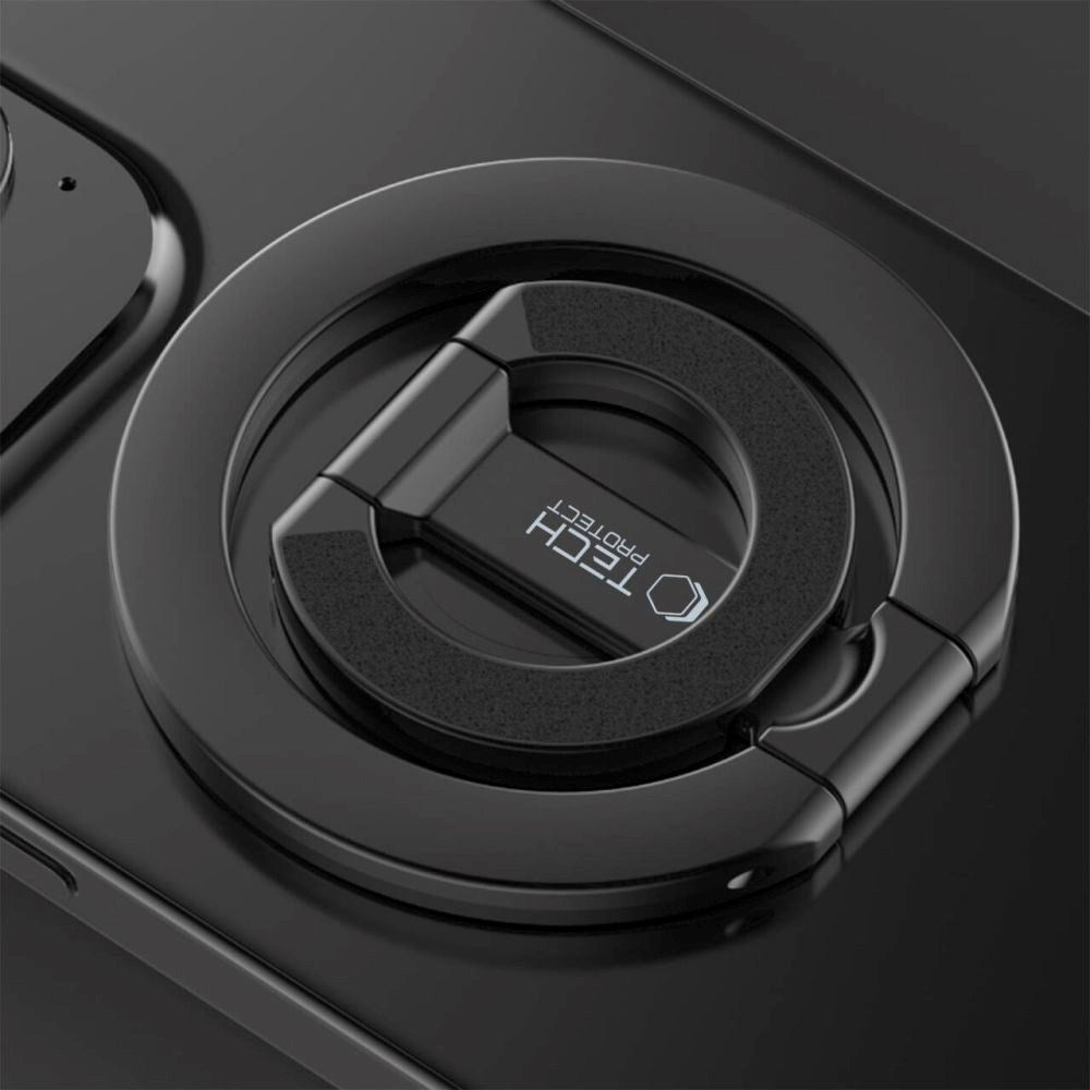 Tech-Protect - Magnetisk Ring til Mobil - MagSafe Kompatibel - Sort
