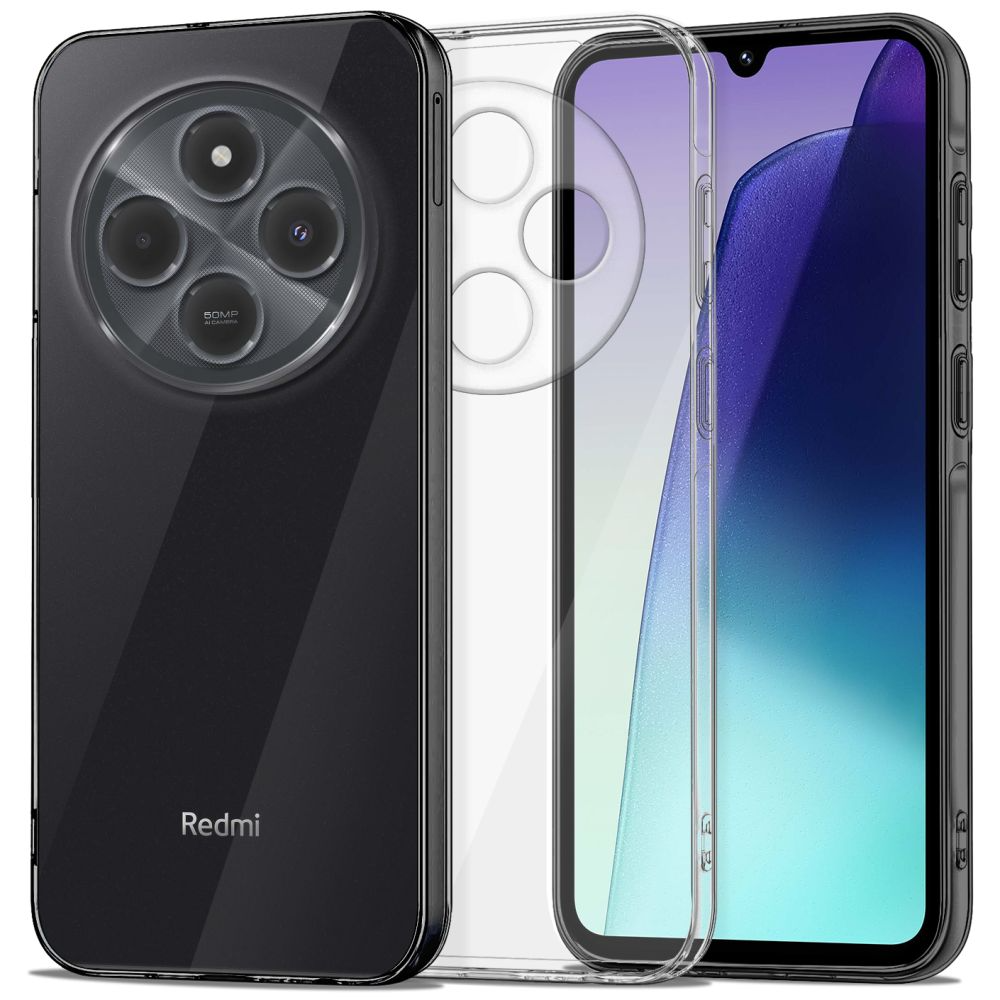 Xiaomi Redmi 14C - Tech-Protect Flexair+ Fleksibelt Plastik Cover - Gennemsigtig