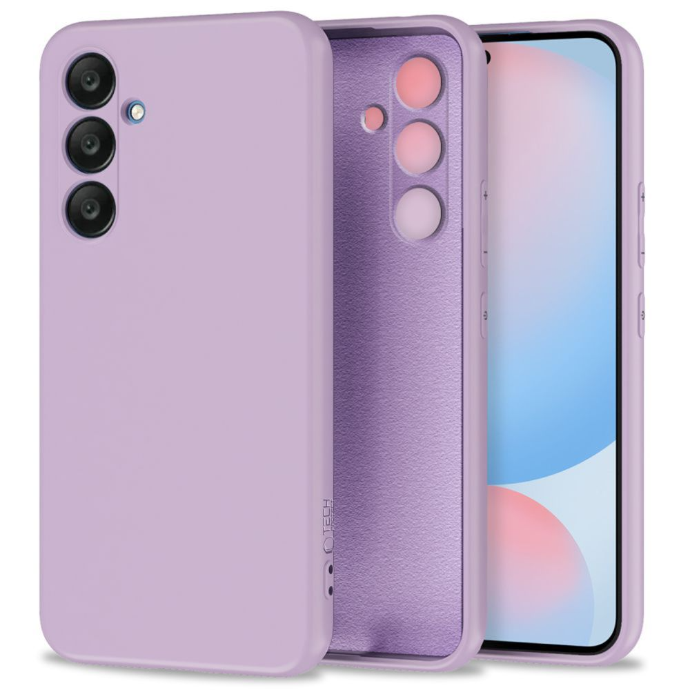 Tech-Protect ICON Silikondeksel - Samsung Galaxy S24 FE - Lilla