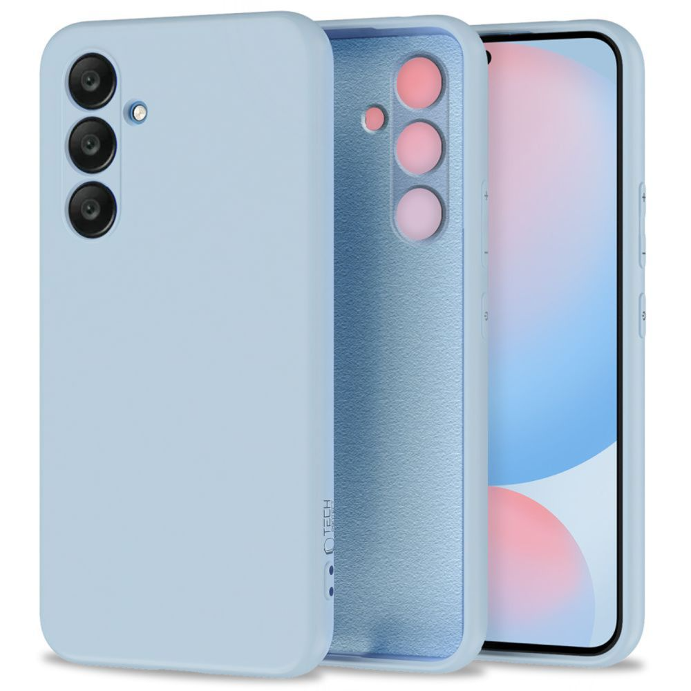 Tech-Protect ICON Silikondeksel - Samsung Galaxy S24 FE - Blå