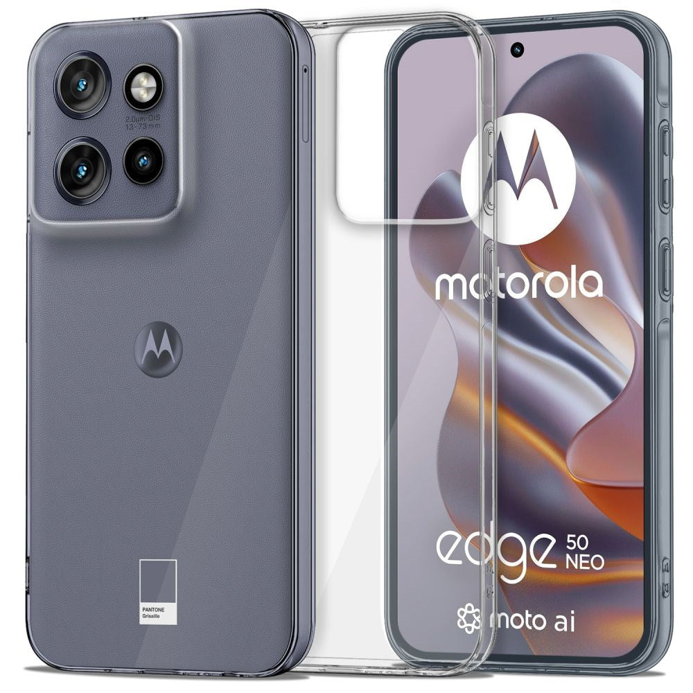 Motorola Edge 50 Neo Tech-Protect Flexair Bakdeksel - Gjennomsiktig