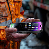 Tech-Protect iPhone 16 vanntett deksel - MagSafe-kompatibel - Gjennomsiktig / Svart