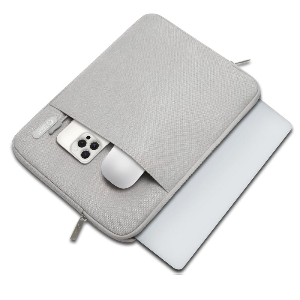Tech-Protect Sleevey MacBook/Bærbar 13-14" Sleeve-lomme - Grå