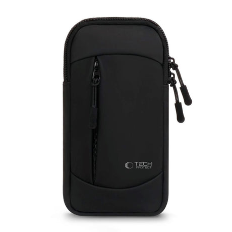 Tech-Protect - Universal Løbearmbånd - Sort / Hvid