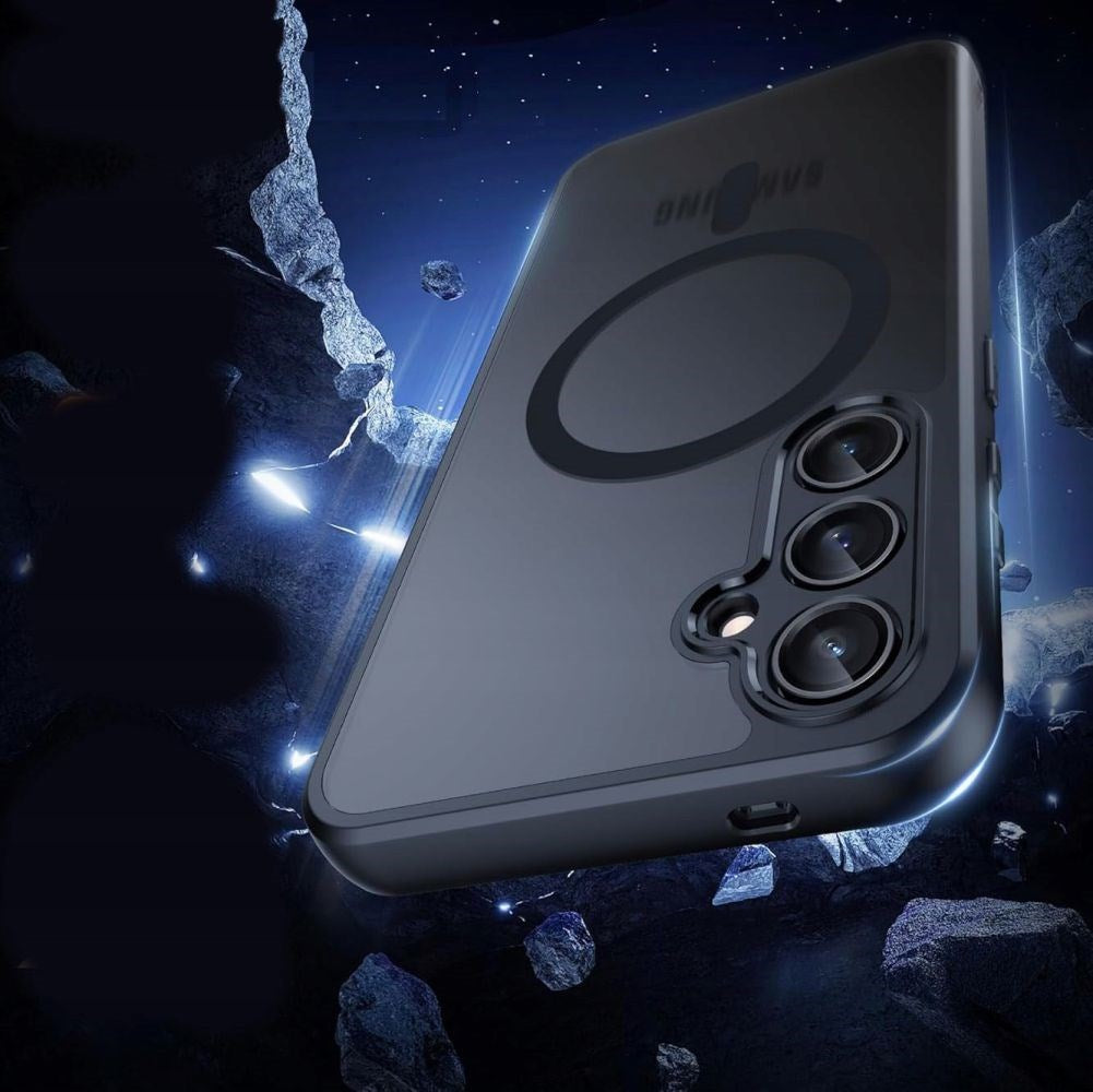 Tech-Protect Motorola Edge 50 Neo Magmat MagSafe-deksel - gjennomsiktig / matt svart