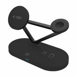 Tech-Protect Trådløs Magsafe Oplader 3-i-1 - Sort