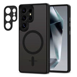 Tech-Protect MagCam-deksel - Samsung Galaxy S25 Ultra - MagSafe-kompatibel - Mattsvart