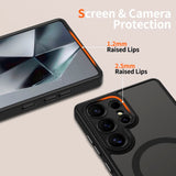 Tech-Protect MagCam-deksel - Samsung Galaxy S25 Ultra - MagSafe-kompatibel - Mattsvart