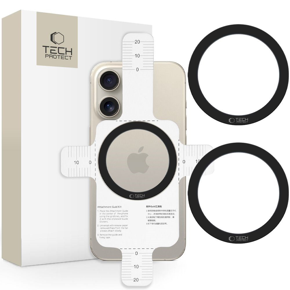 Tech-Protect MMP-110 MagSafe Conversion Ring - Svart / Svart