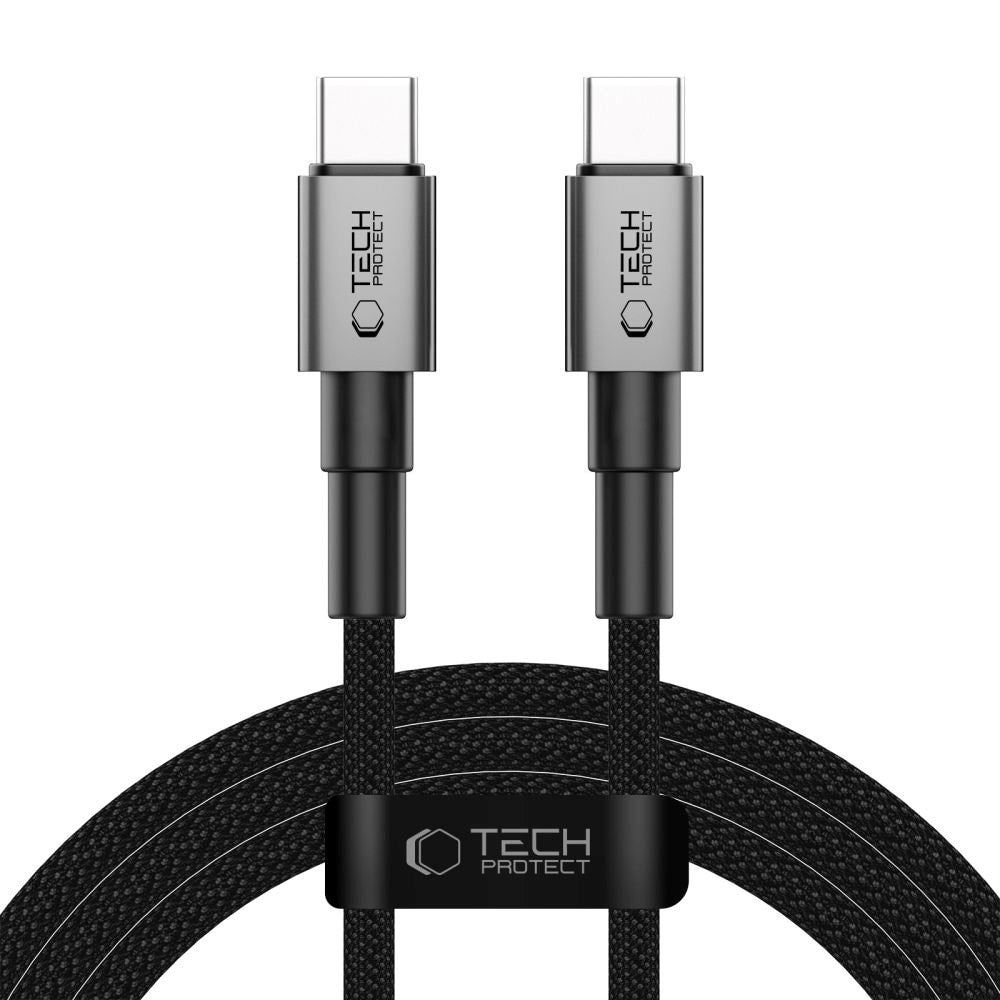 Tech-Protect Ultraboost 60W USB-C til USB-C Kabel - PD - 2m - Sort / Mørkegrå