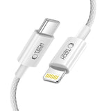 Tech-Protect Ultraboost Lite Lightning til USB-C Kabel PD 27W / 3A 2m - Grå