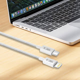 Tech-Protect Ultraboost Lite Lightning til USB-C Kabel PD 27W / 3A 2m - Grå