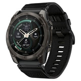 Universal Garmin Rem 22mm QuickFit Tech-Protect Classic Nylon Urrem - Sort