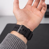 Universal Garmin Rem 22mm QuickFit Tech-Protect Classic Nylon Urrem - Sort