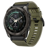Universal Garmin Rem 22mm QuickFit Tech-Protect Classic Nylon Urrem - Grøn