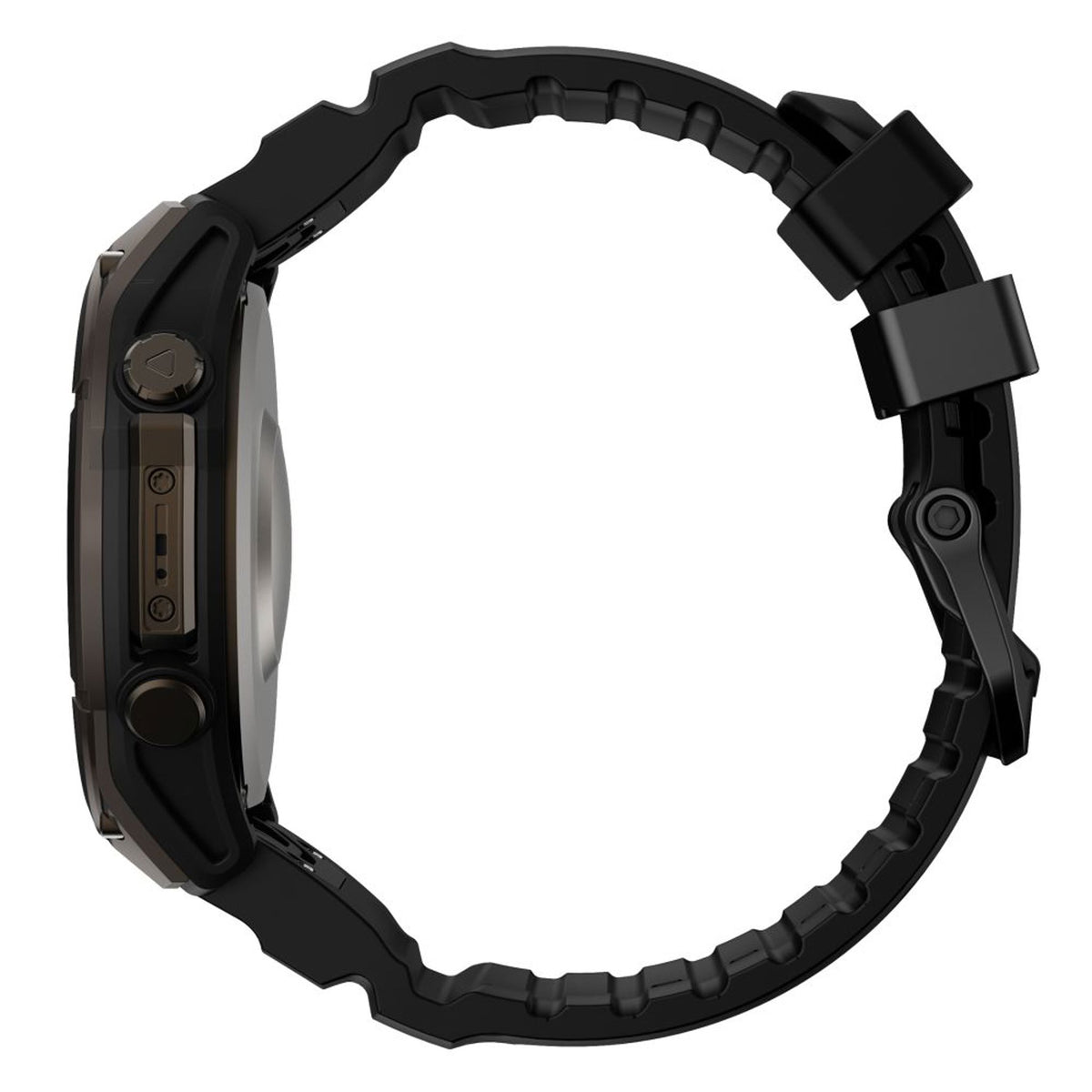 Universal Garmin 22mm QuickFit Tech-Protect Motion Fleksibelt Plast Rem - Sort