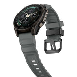 Universal Garmin 22mm QuickFit Tech-Protect Motion Fleksibelt Plast Rem - Grå