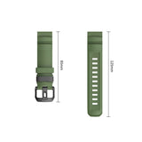 Universal Garmin 22mm QuickFit Tech-Protect Motion Fleksibelt Plast Rem - Grøn