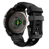 Universal Garmin 26mm QuickFit Tech-Protect Motion Fleksibelt Plast Rem - Sort