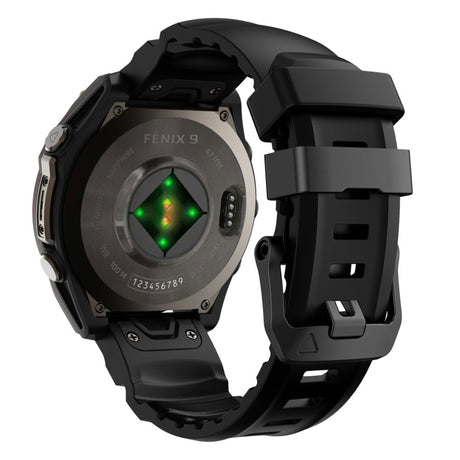 Universal Garmin 26mm QuickFit Tech-Protect Motion Fleksibelt Plast Rem - Sort