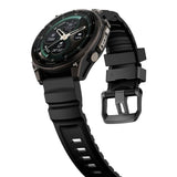 Universal Garmin 26mm QuickFit Tech-Protect Motion Fleksibelt Plast Rem - Sort