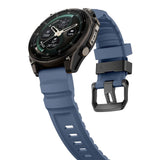 Universal Garmin 26mm QuickFit Tech-Protect Motion Fleksibelt Plast Rem - Blå