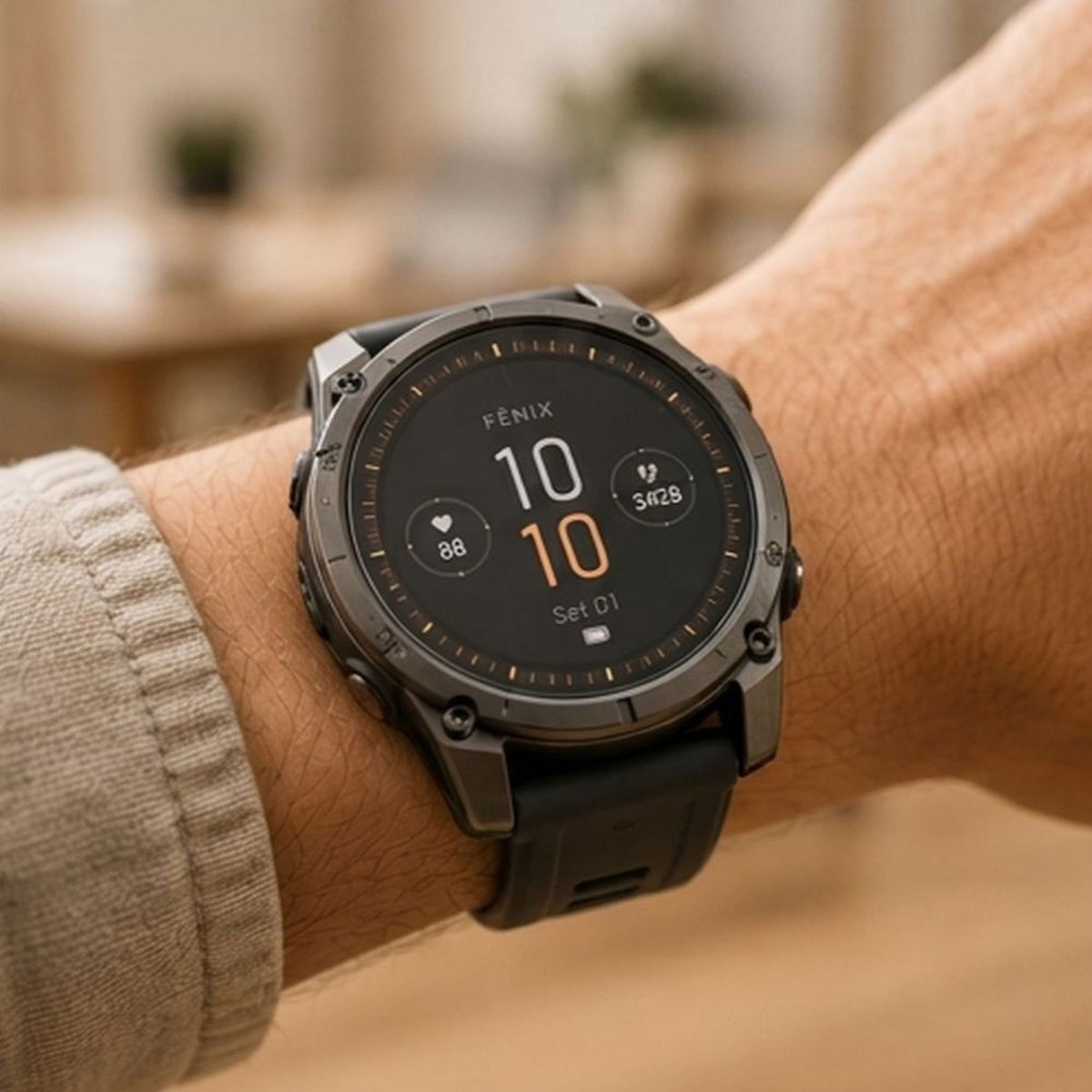 Garmin Fenix 9 Pro (43mm) Tech-Protect Glass Fit+ Skærmbeskyttelsesglas - 2 stk - Gennemsigtig