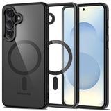 Samsung Galaxy S26 Tech-Protect MagMat Bagside Cover - MagSafe Kompatibel - Gennemsigtig / Sort