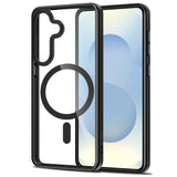 Samsung Galaxy S26 Tech-Protect MagMat Bagside Cover - MagSafe Kompatibel - Gennemsigtig / Sort