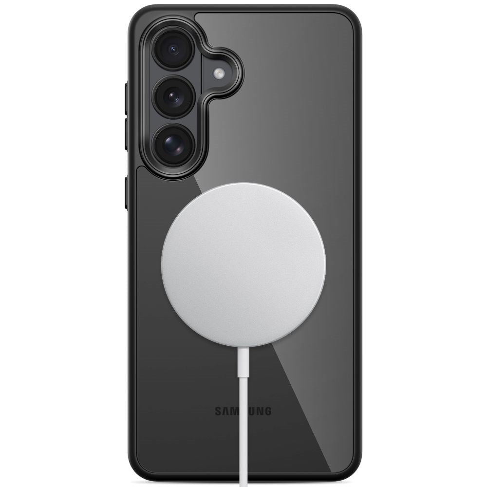 Samsung Galaxy S26 Tech-Protect MagMat Bagside Cover - MagSafe Kompatibel - Gennemsigtig / Sort