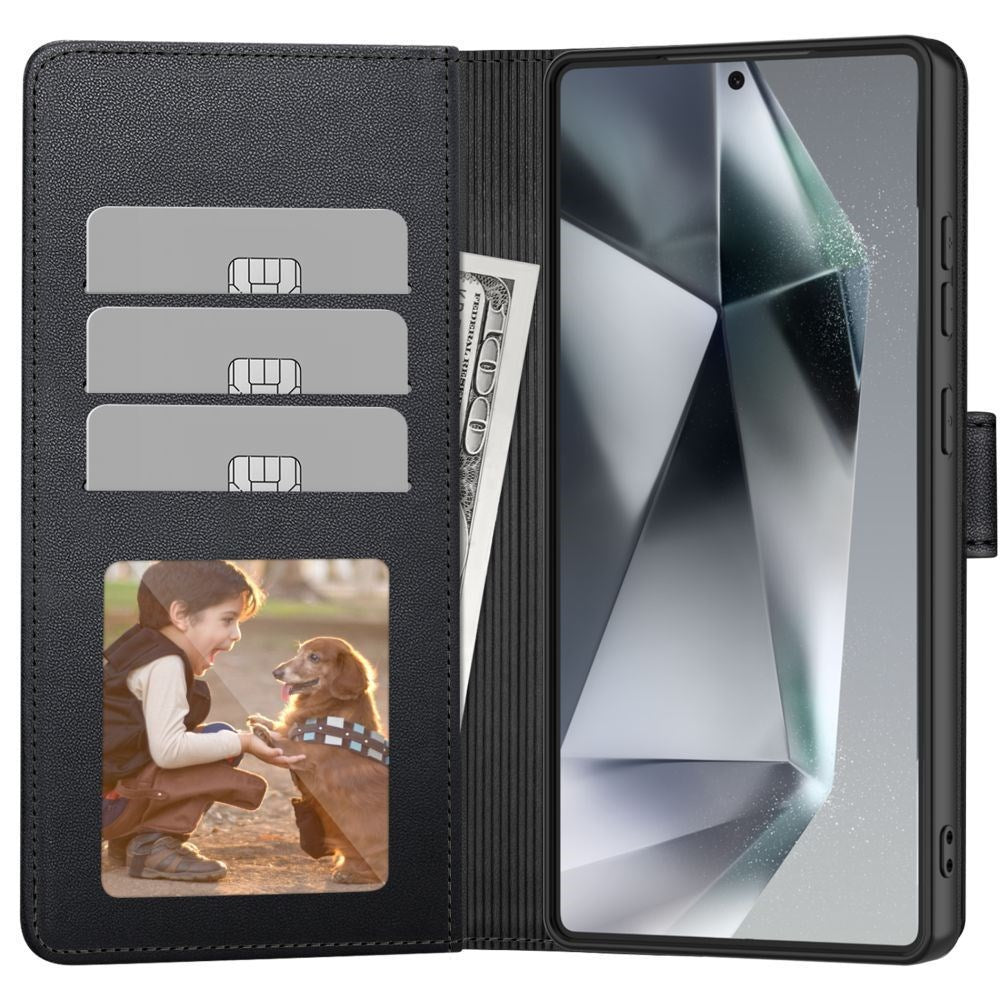 Samsung Galaxy S26 Ultra Tech-Protect Wallet Cover m. Pung - Sort