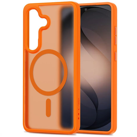Samsung Galaxy S26 Tech-Protect MagMat Bagside Cover - MagSafe Kompatibel - Mat Orange