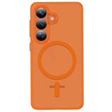 Samsung Galaxy S26 Tech-Protect MagMat Bagside Cover - MagSafe Kompatibel - Mat Orange