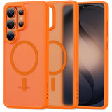 Samsung Galaxy S26 Ultra Tech-Protect MagMat Bagside Cover - MagSafe Kompatibel - Mat Orange