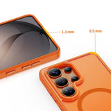 Samsung Galaxy S26 Ultra Tech-Protect MagMat Bagside Cover - MagSafe Kompatibel - Mat Orange