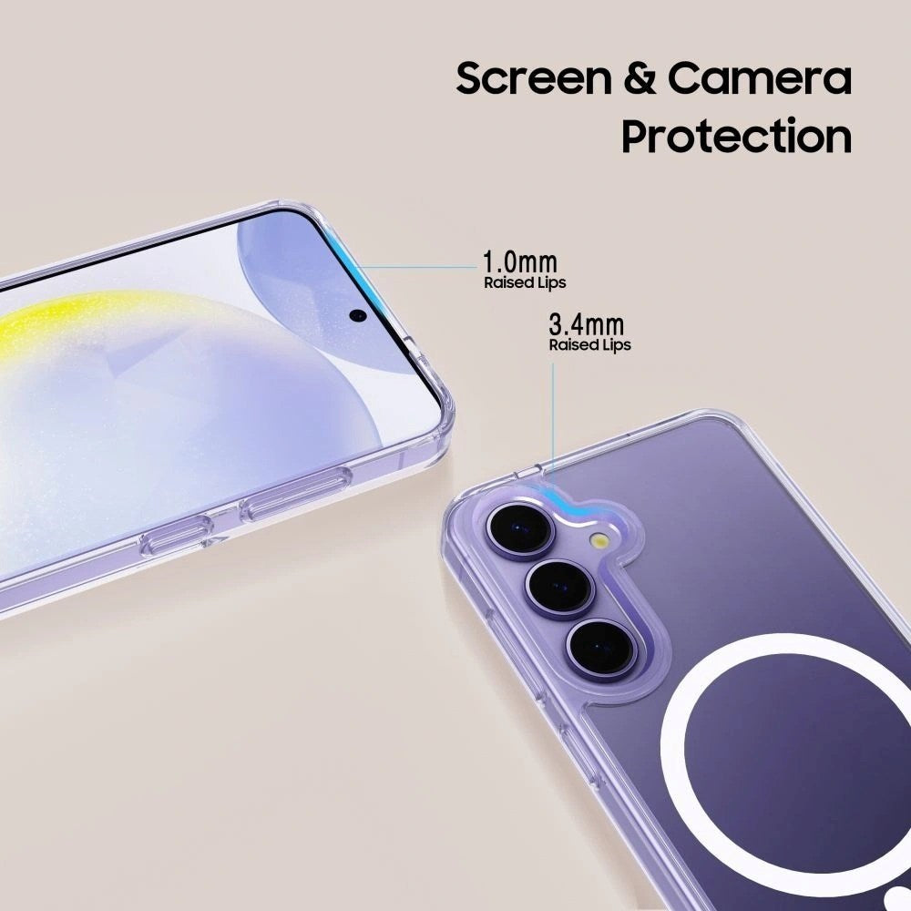 Samsung Galaxy A57 Tech-Protect Flexair Hybrid Bagside Cover - MagSafe Kompatibel - Gennemsigtig