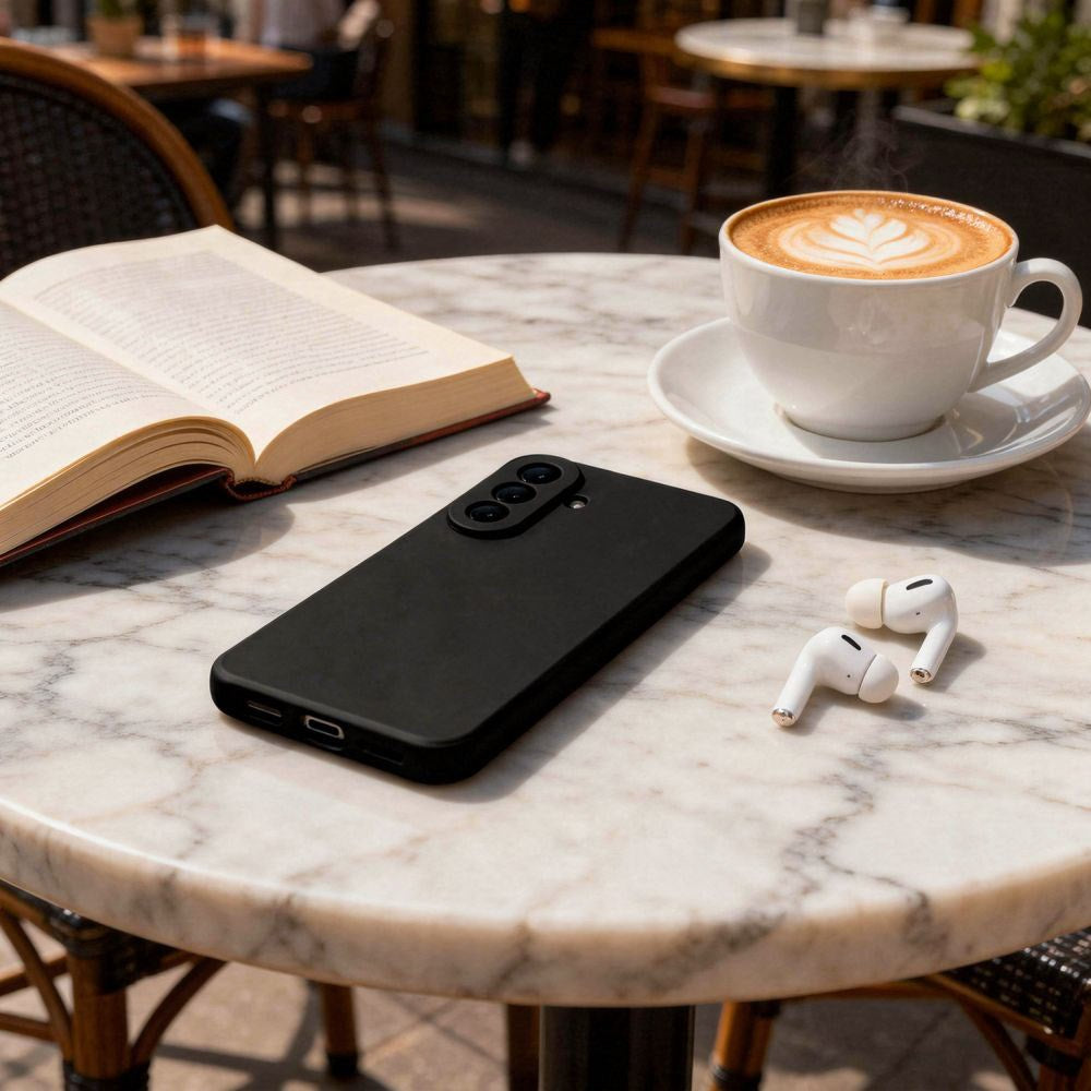Samsung Galaxy A57 Tech-Protect Icon Silikone Bagside Cover - Sort