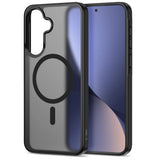 Tech-Protect Samsung Galaxy A57 MagMat Hybrid Bagside Cover - MagSafe Kompatibel - Sort