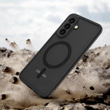 Tech-Protect Samsung Galaxy A57 MagMat Hybrid Bagside Cover - MagSafe Kompatibel - Sort